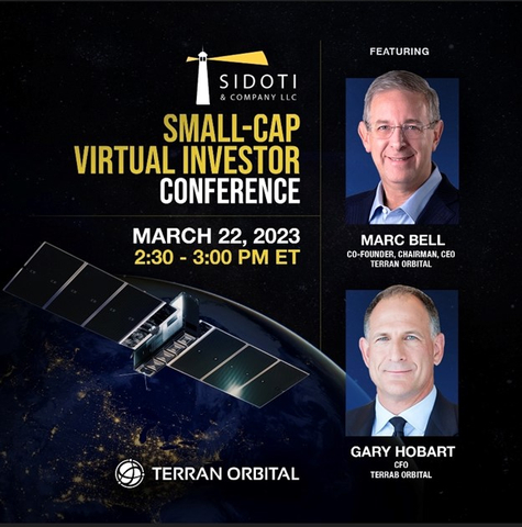 Terran Orbital to Present at Sidoti Small-Cap Virtual Investor Conference